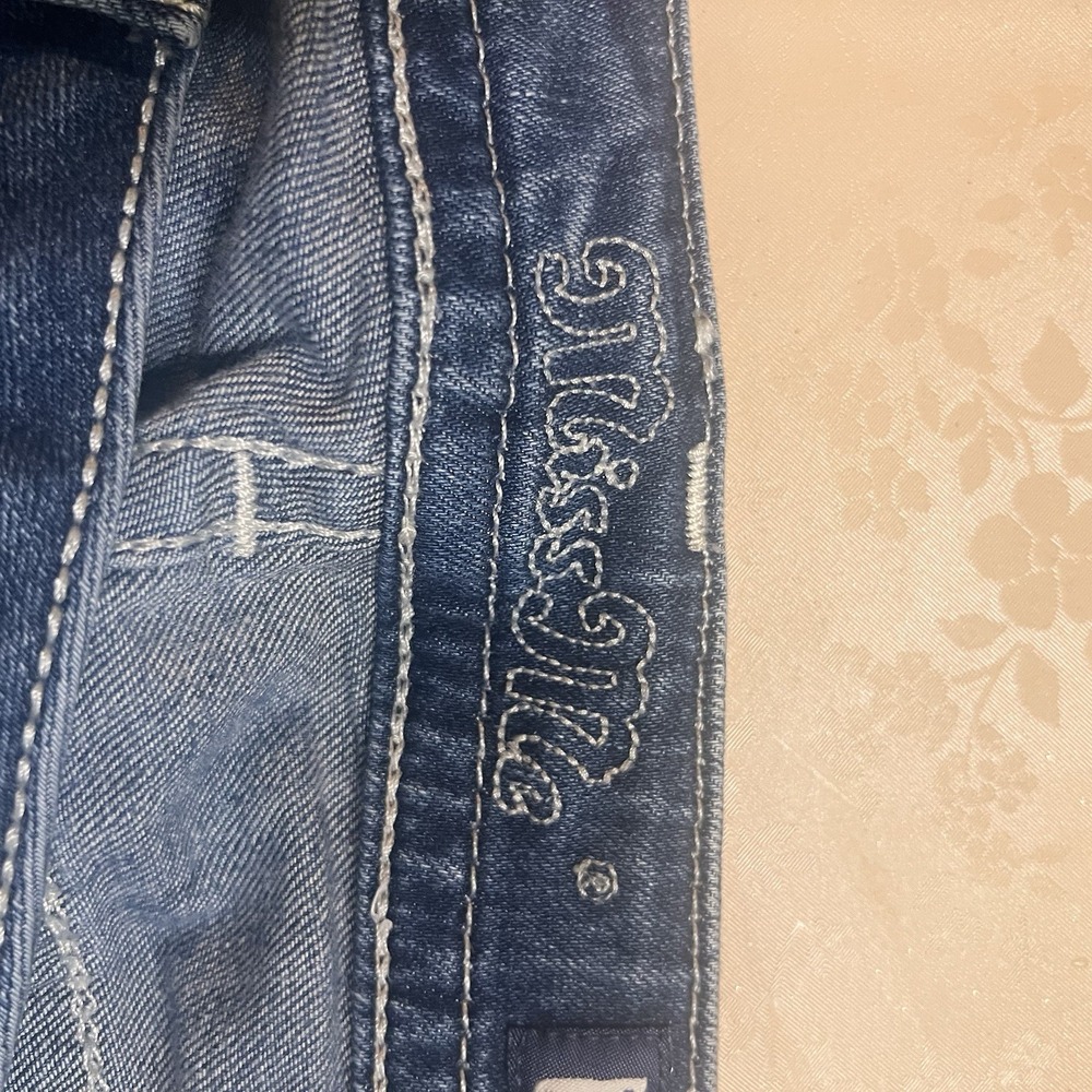 Miss Me Distressed Boyfriend Ankle Size 30 Stretchy Comfy Stylish Date Night - Picture 11 of 16